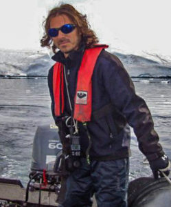 Rodrigo exploró la remota Península Antártica durante 8 años consecutivos. 