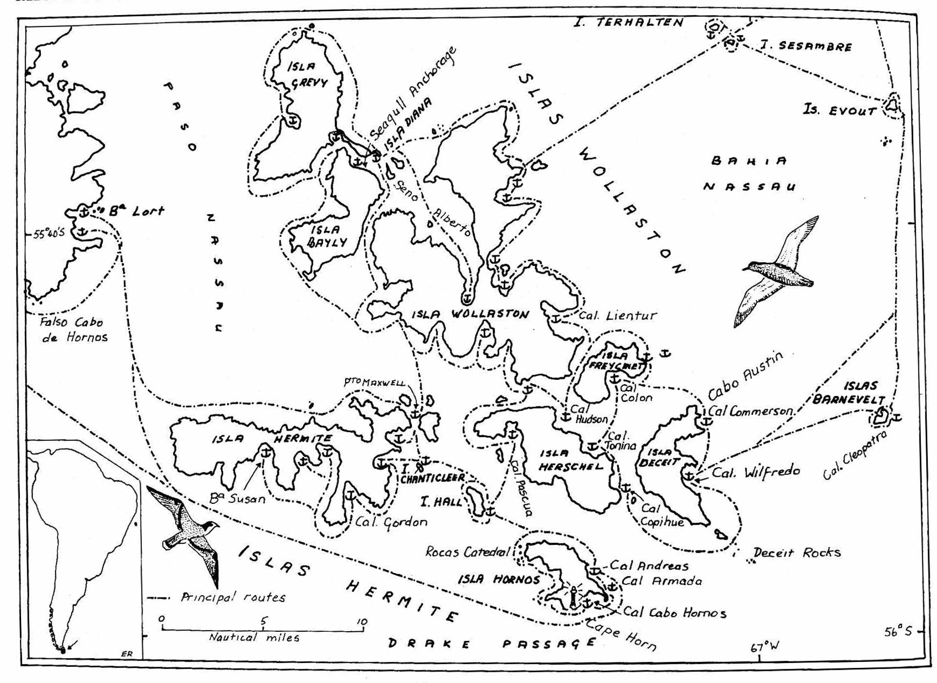 cape horn archipelago map