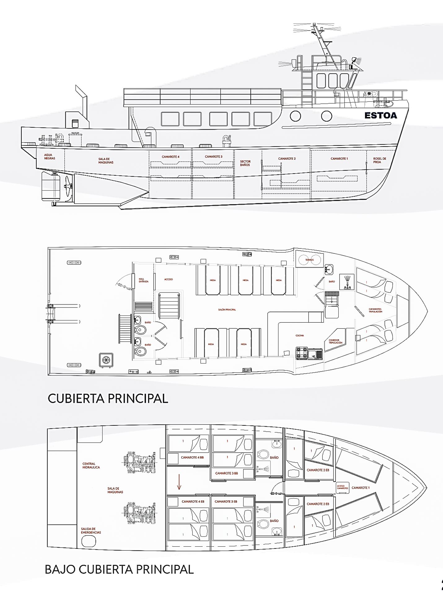 mv estoa deck plan